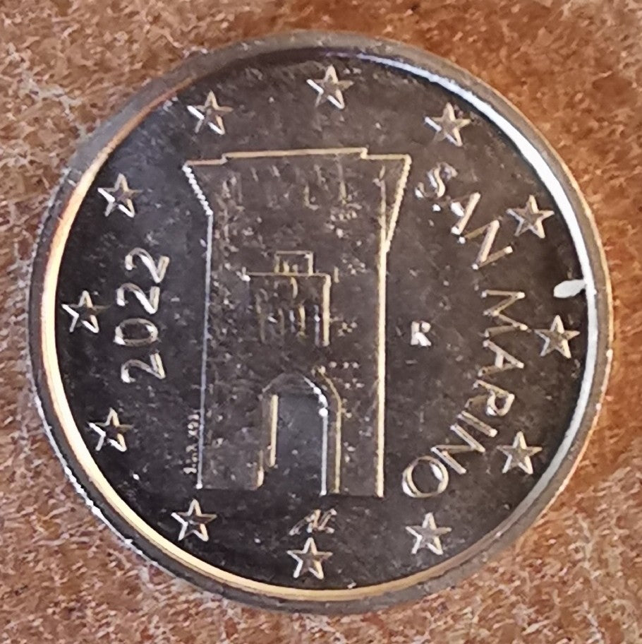 2 cent San Marino 2022 - Nový design (UNC)