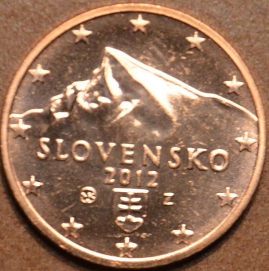 2 cent Slovensko 2012 (UNC)