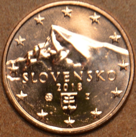 2 cent Slovensko 2018 (UNC)