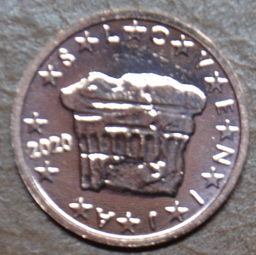 2 cent Slovinsko 2020 (UNC)