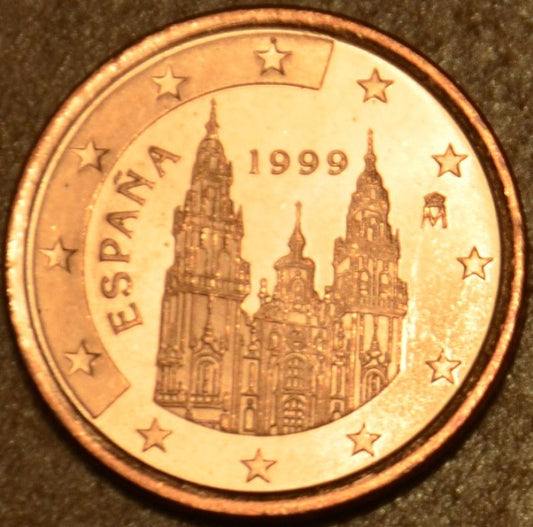 2 cent Španielsko 1999 (UNC)
