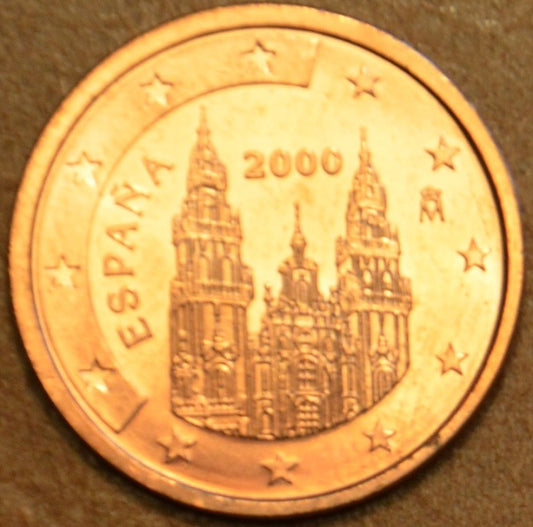 2 cent Španielsko 2000 (UNC)
