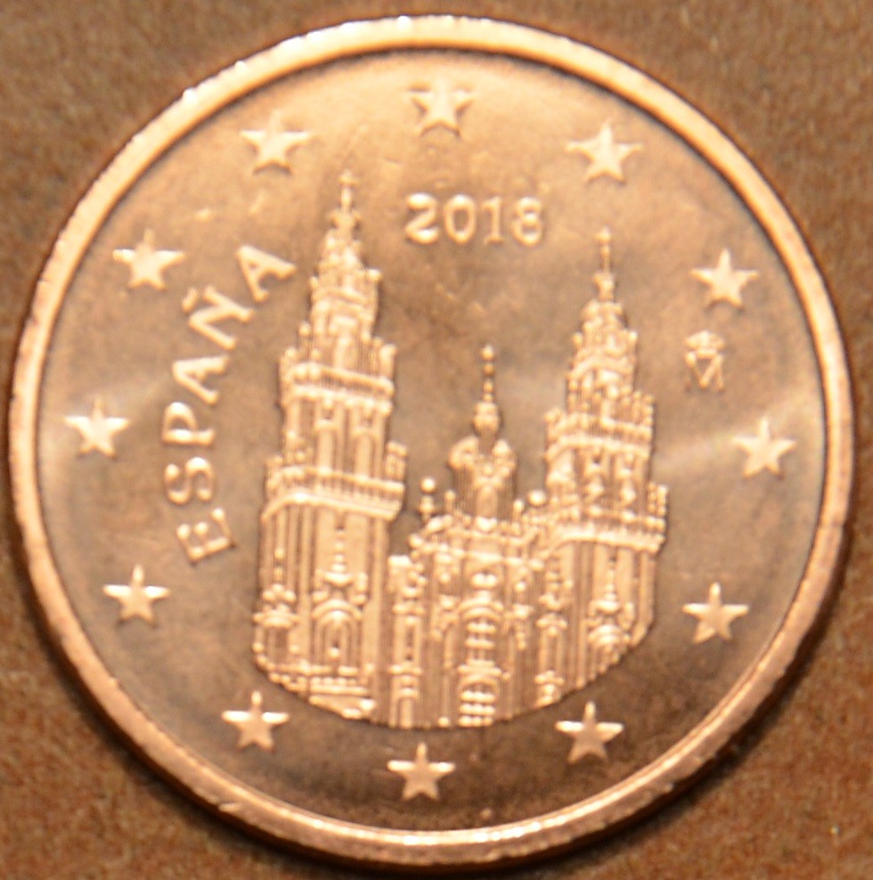 2 cent Španielsko 2018 (UNC)
