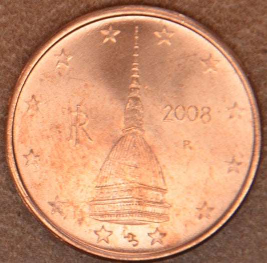 2 cent Taliansko 2008 (UNC)