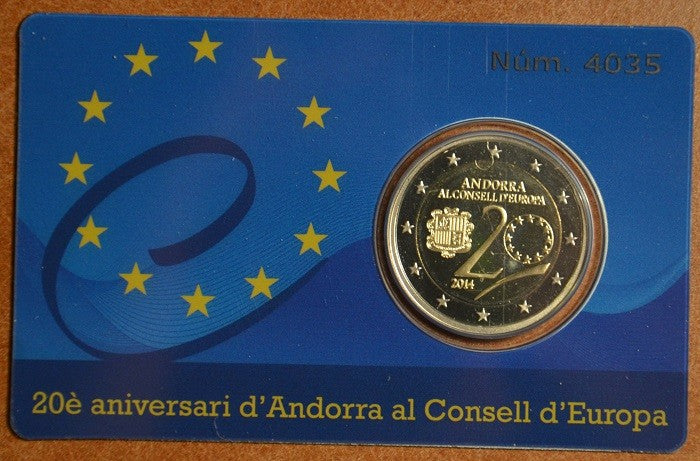 2 Euro Andorra 2014 - Európska rada  (Proof)