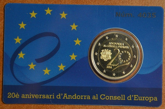 2 Euro Andorra 2014 - Európska rada  (Proof)