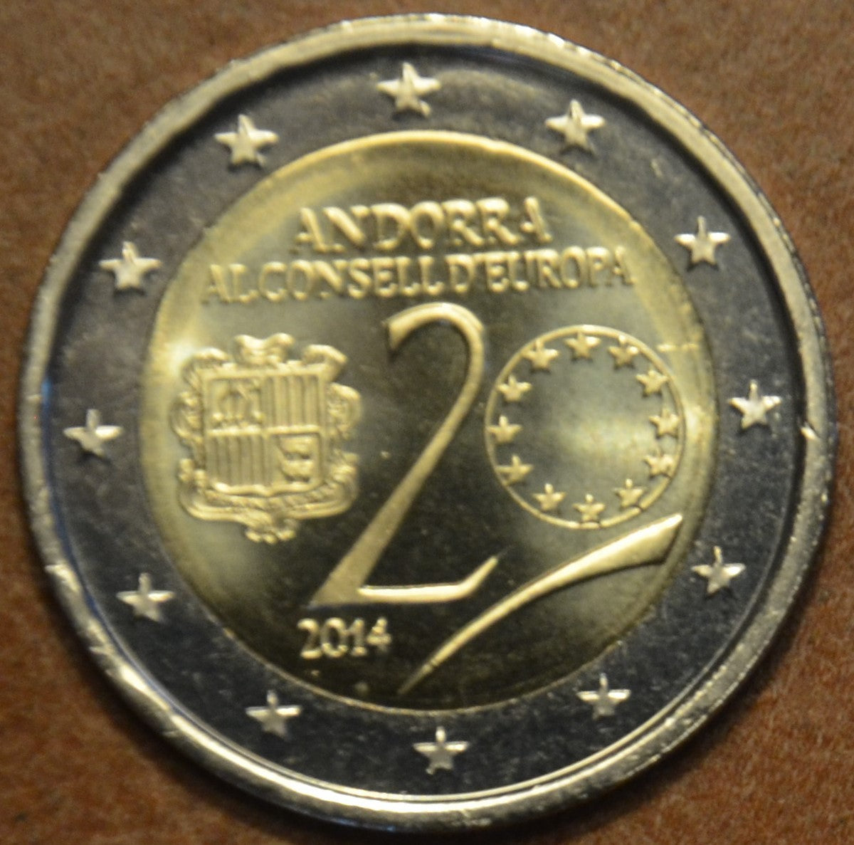 2 Euro Andorra 2014 - Európska rada  (UNC)