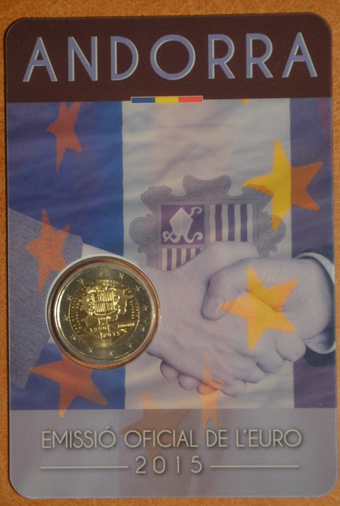 2 Euro Andorra 2015 - 25. výročie colnej dohody s EU (BU)