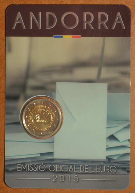 2 Euro Andorra 2015 - 30. výročie stanovenia veku plnoletosti (BU)