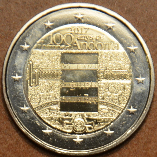 2 Euro Andorra 2017 - 100 rokov hymny (UNC)