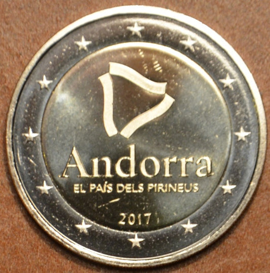 2 Euro Andorra 2017 - Pyrenejská krajina (UNC)