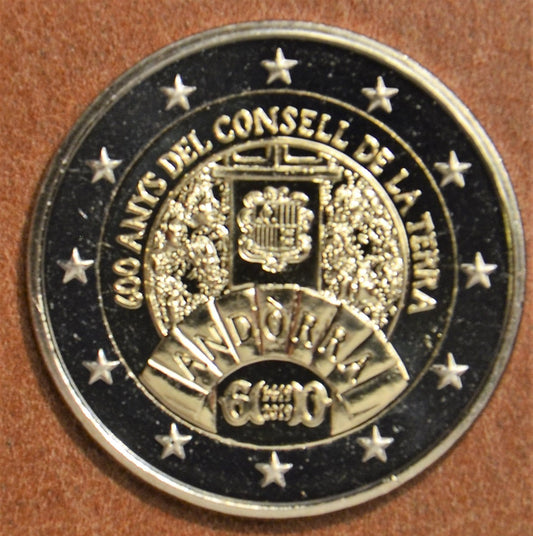 2 Euro Andorra 2019 - 600 rokov Andorrského parlamentu (UNC)