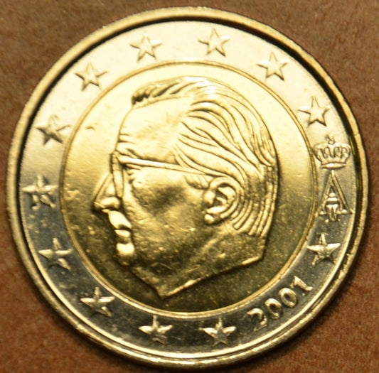2 Euro Belgicko 2001 - Albert II.  (UNC)