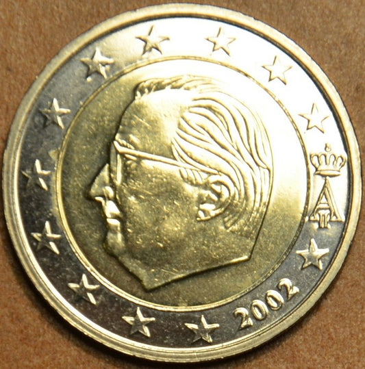 2 Euro Belgicko 2002 - Albert II.  (UNC)