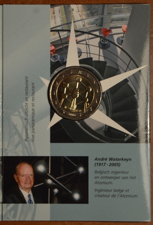 2 Euro Belgicko 2006 - Atómium (BU karta)