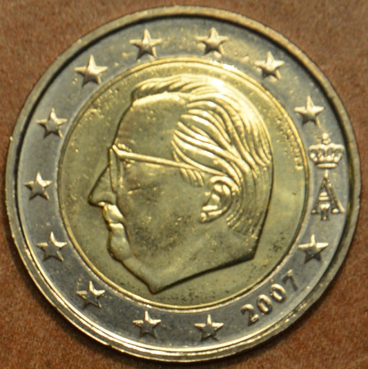 2 Euro Belgicko 2007 - Albert II.  (UNC)