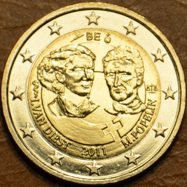 2 Euro Belgicko 2011 - 100. výročie MDŽ  (UNC)