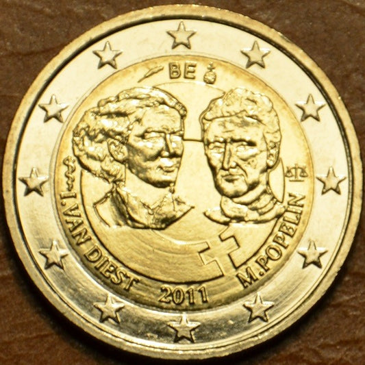 2 Euro Belgicko 2011 - 100. výročie MDŽ  (UNC)