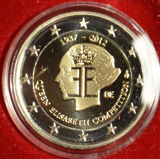 2 Euro Belgicko 2012 - 75. výročie hudobnej súťaže Královnej Alžbety (Proof)