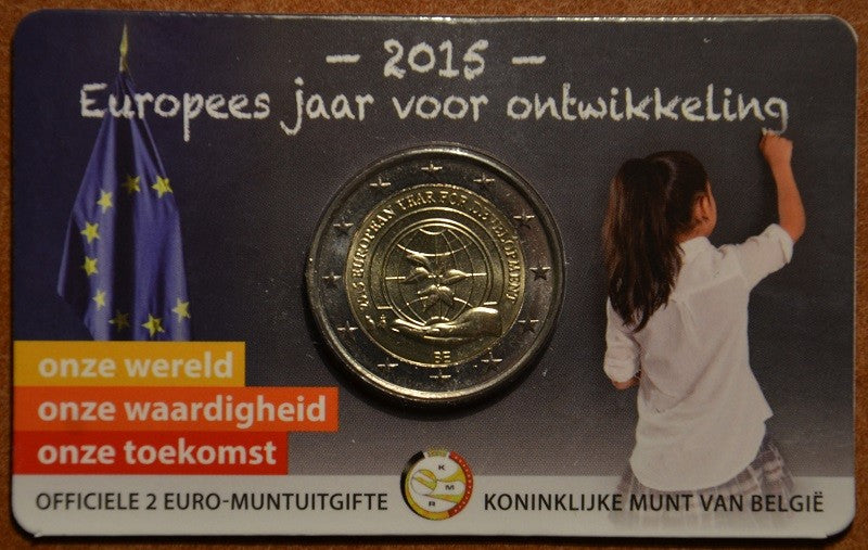 2 Euro Belgicko 2015 - Európsky rok rozvoja - holandská strana (BU)
