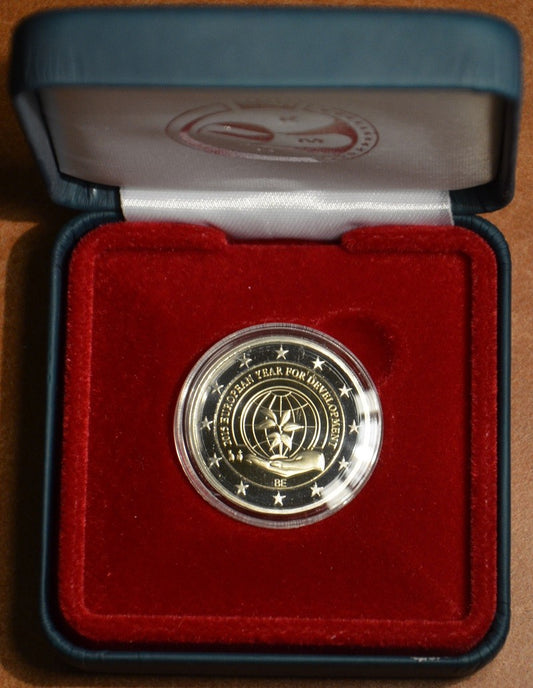 2 Euro Belgicko 2015 - Európsky rok rozvoja (Proof)
