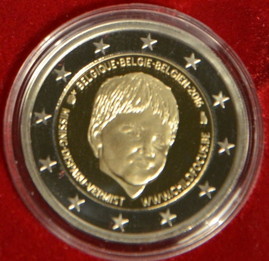 2 Euro Belgicko 2016 - Dieťa v núdzi (Proof)