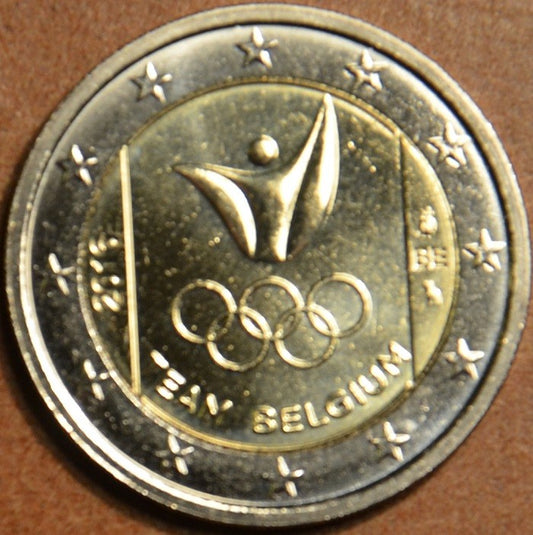 2 Euro Belgicko 2016 - Olympijský team Belgicka  (UNC)