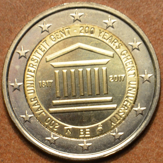 2 Euro Belgicko 2017 - Univerzita v Gente (UNC)
