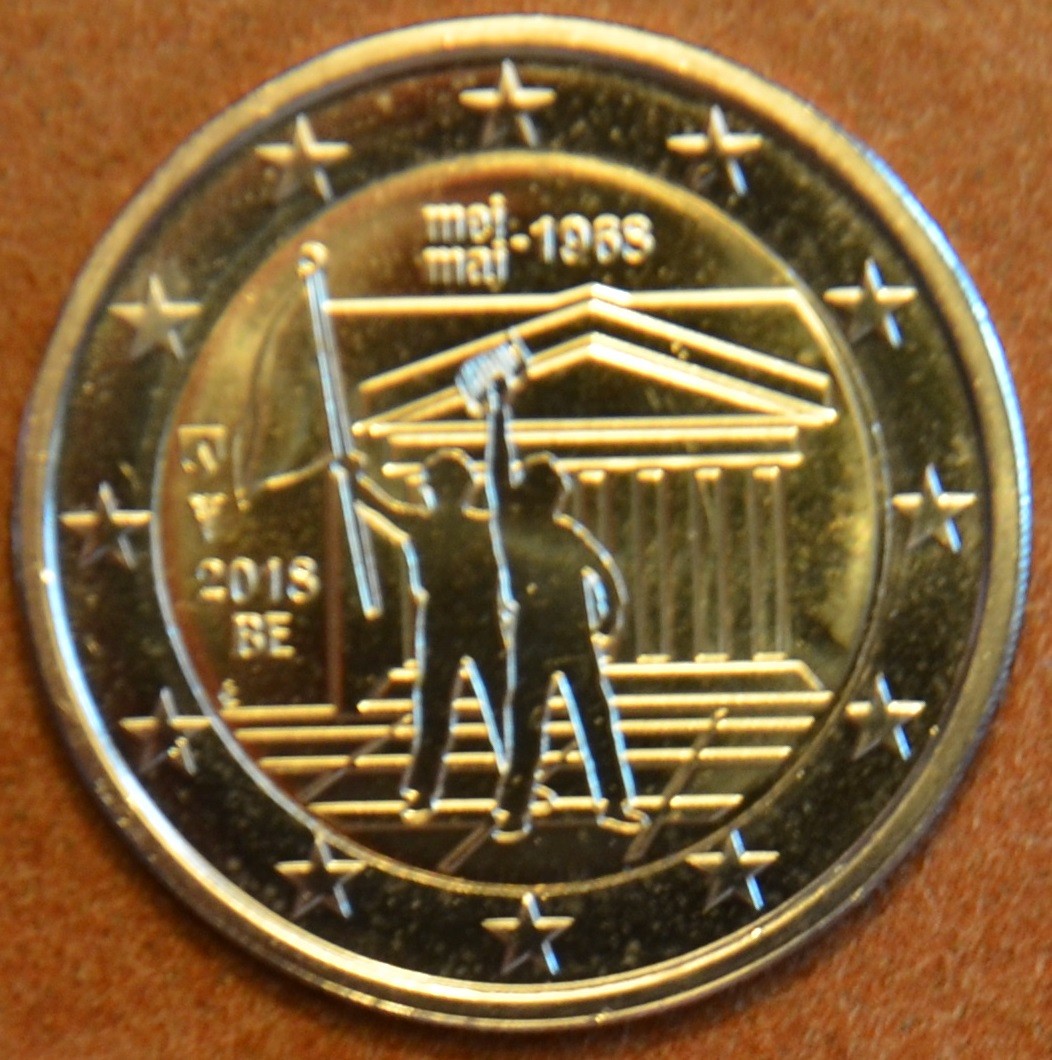 2 Euro Belgicko 2018 - 1968 (UNC)