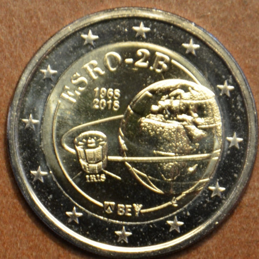 2 Euro Belgicko 2018 - 50 . výročie satelitu ESRO-2B (UNC)