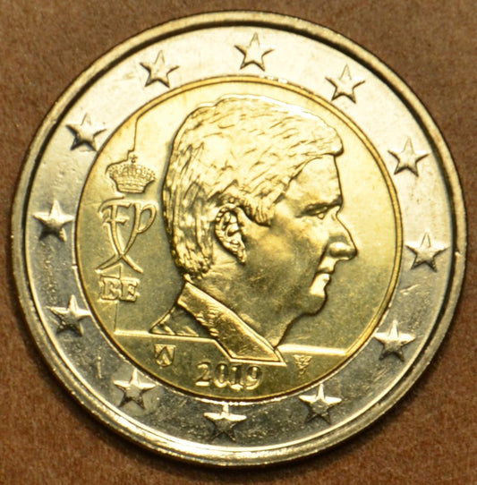 2 Euro Belgicko 2019 - Kráľ Filip (UNC)