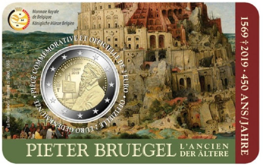 2 Euro Belgicko 2019 - Pieter Bruegel (BU - francúzska strana)