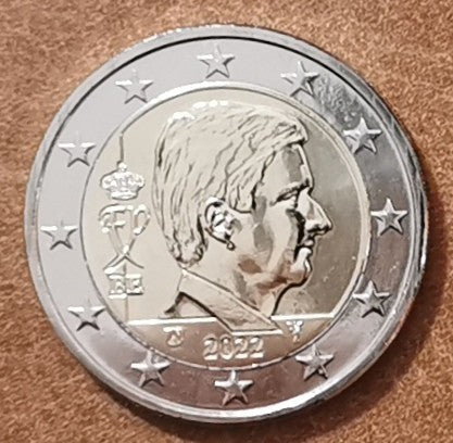 2 Euro Belgicko 2022 - Kráľ Filip (UNC)