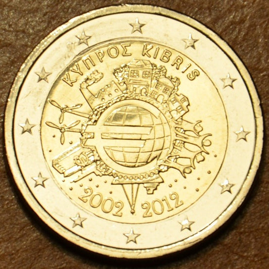 2 Euro Cyprus 2012 - 10. výročia vzniku Eura (UNC)