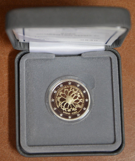 2 Euro Cyprus 2020 - Cyperský neurologický a genetický ústav (Proof)