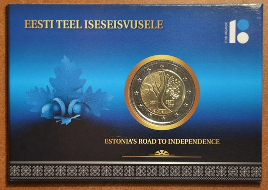 2 Euro Estónsko 2017 - Cesta k nezávislosti  (BU karta)