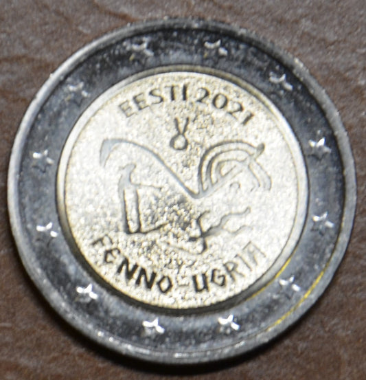 2 Euro Estónsko 2021 - Ugrofínski ľudia (UNC)