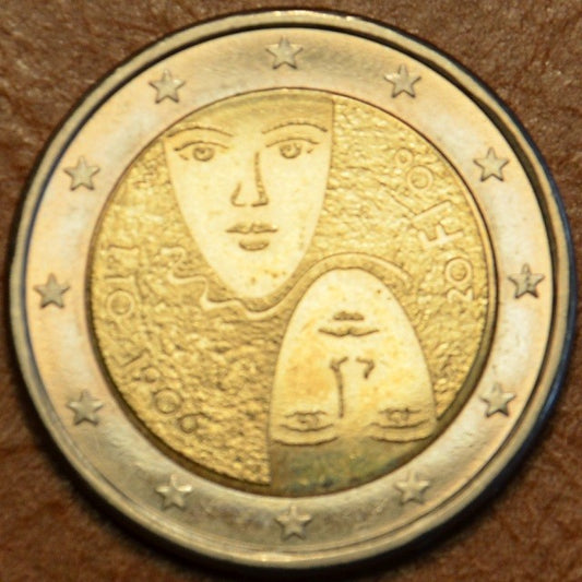 2 Euro Fínsko 2006 - 100. výročie všeobecného a rovného volebného práva (UNC)