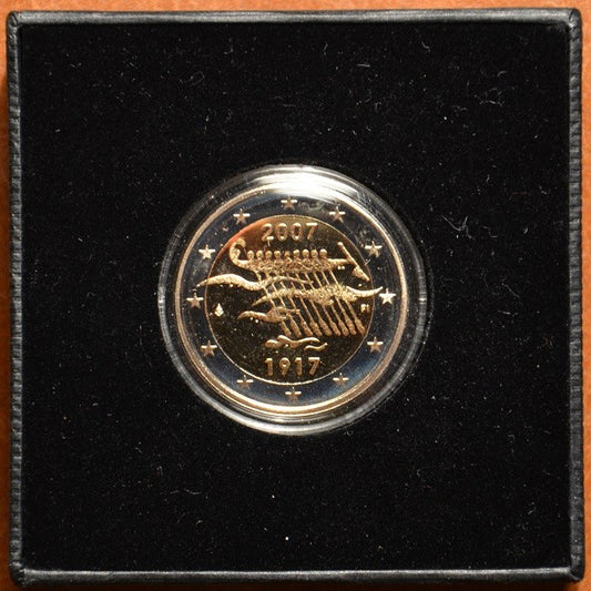 2 Euro Fínsko 2007 - 90. výročie nezávislosti Fínska (Proof)