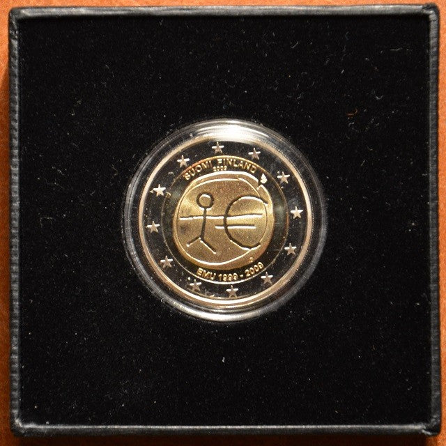 2 Euro Fínsko 2009 - 10. výročie hospodárskej a menovej únie  (Proof)