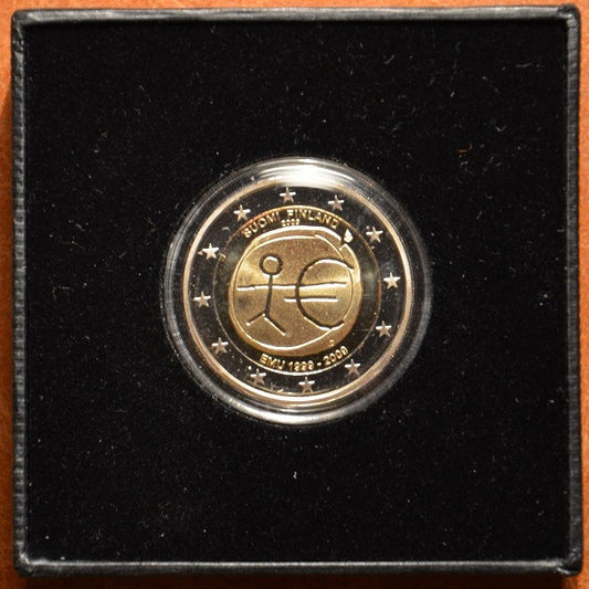 2 Euro Fínsko 2009 - 10. výročie hospodárskej a menovej únie  (Proof)
