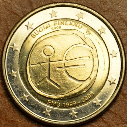 2 Euro Fínsko 2009 - 10. výročie hospodárskej a menovej únie  (UNC)