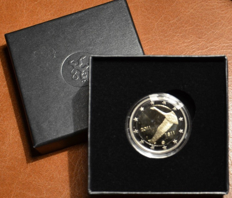 2 Euro Fínsko 2011 - 200. založenia Fínskej národnej banky (Proof)