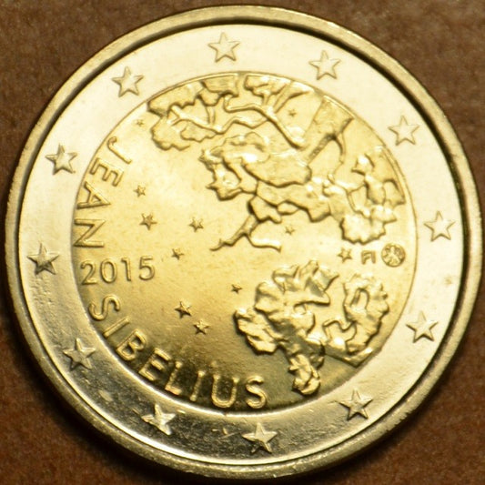 2 Euro Fínsko 2015 - Jean Sibelius (UNC)