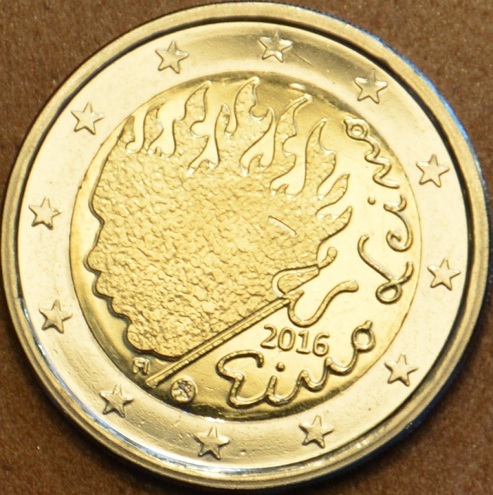 2 Euro Fínsko 2016 - Eino Leino (UNC)