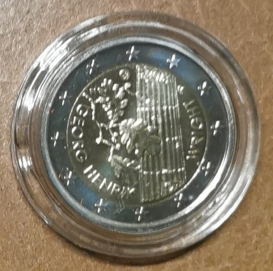 2 Euro Fínsko 2016 - George Henrik von Wright (Proof v kapsuli)