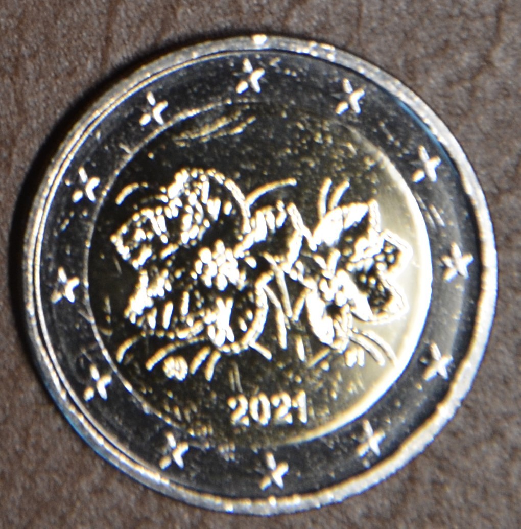 2 Euro Fínsko 2021 (UNC)