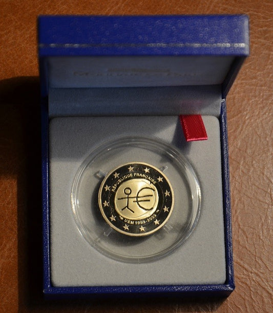 2 Euro Francúzsko 2009 - 10. výročie hospodárskej a menovej únie  (Proof)