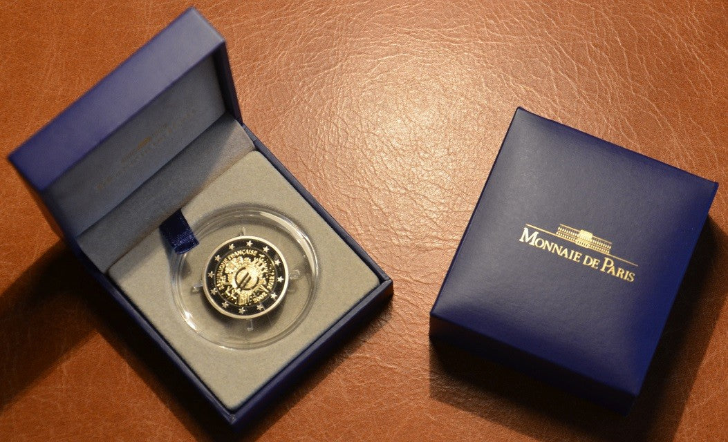 2 Euro Francúzsko 2012 - 10. výročia vzniku Eura (Proof)