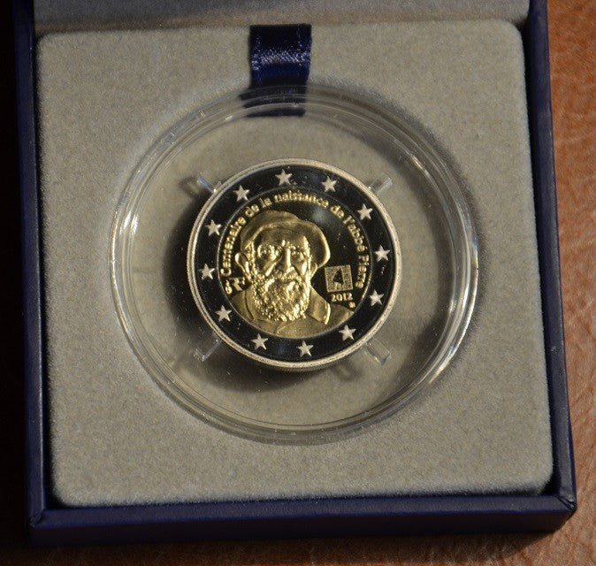 2 Euro Francúzsko 2012 -100. výročie narodenia Abbé Pierre (Proof)